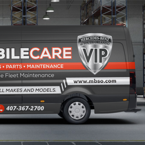 Mobile Service Wrap Design by theANUNGs