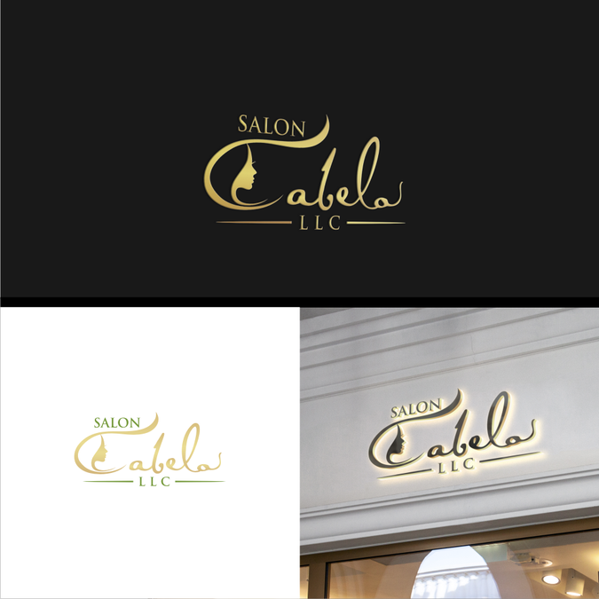 Salon Cabelo incorporated in the logo | Logo design contest