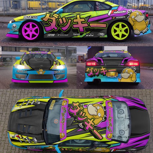 Livery for a competition drift car (Silvia S15) Design by aricaturrash