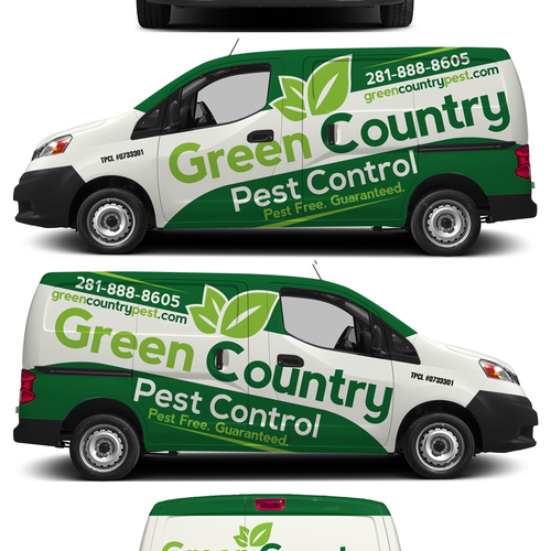 Stunning Wrap for Pest Control Van Design by theANUNGs