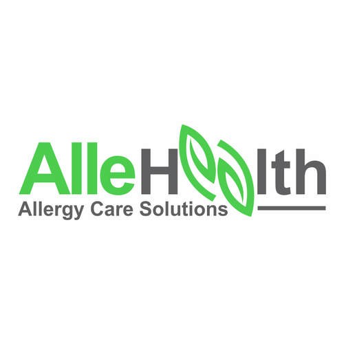 Create a logo for a new allergy company called AlleHealth Design by suket design