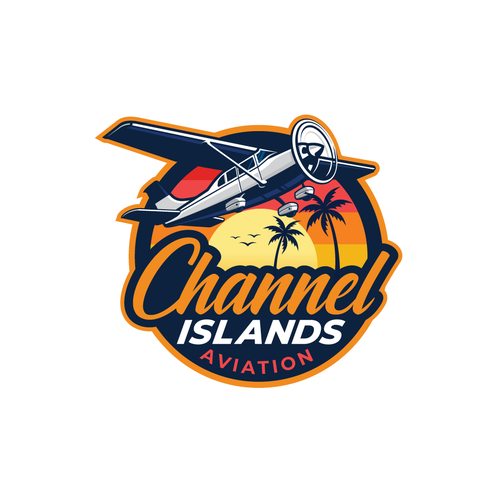 Classic Youthful Flight School catering to future pilots and luxury jet owners Design by struggle4ward