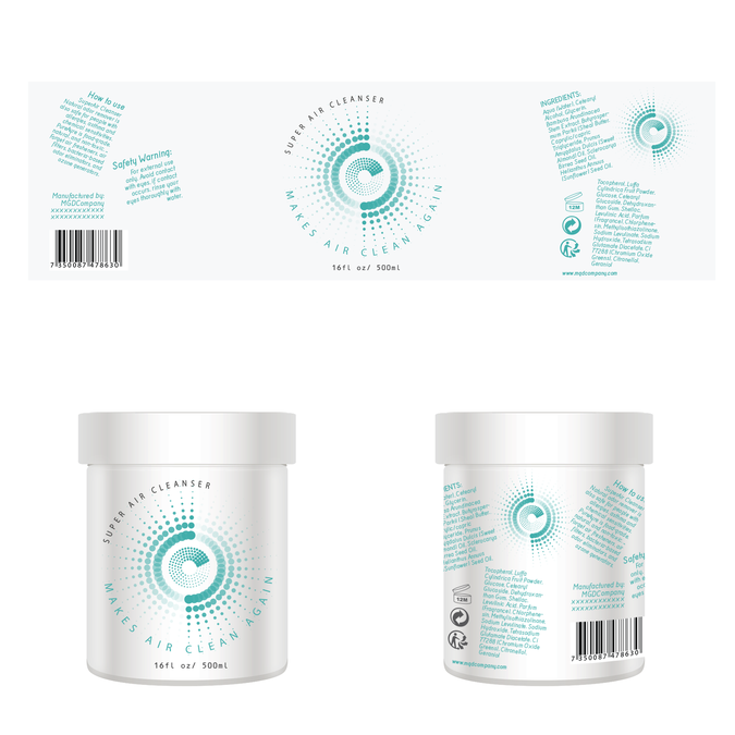 Air Freshener/ Odor Remover Label Design (*Product Name Changed