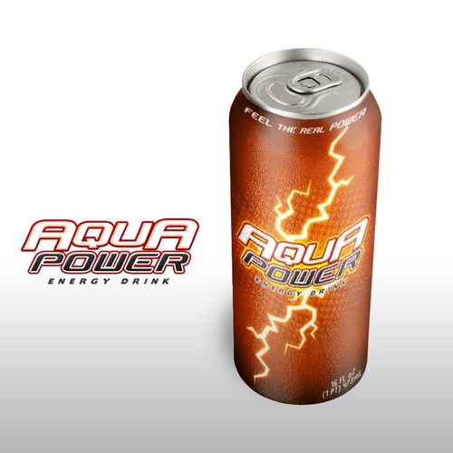 AQUAPOWER ENERGY DRINKS Design by mainero