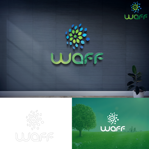 Design a logo for WAFF company in the State of Qatar Design by X*creative*✅