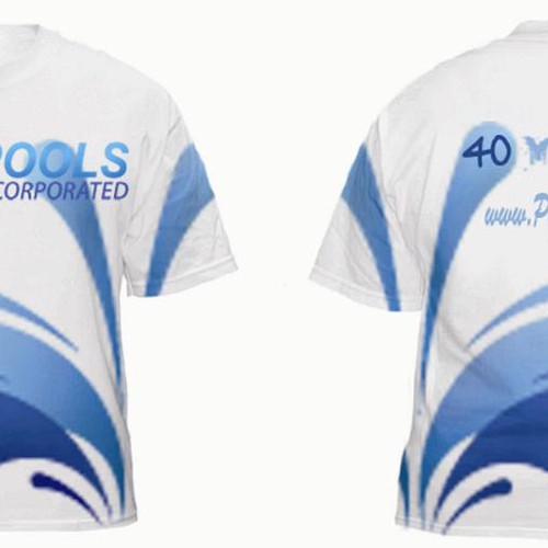 NEW Tshirt Design for swimming pool company Design by Choda