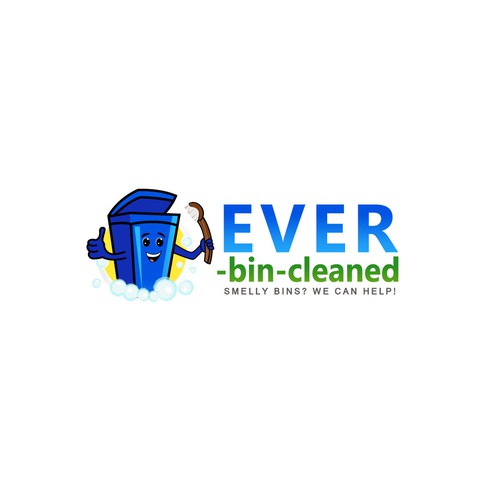 Trash bin cleaning business logo Réalisé par PrintFactory ™