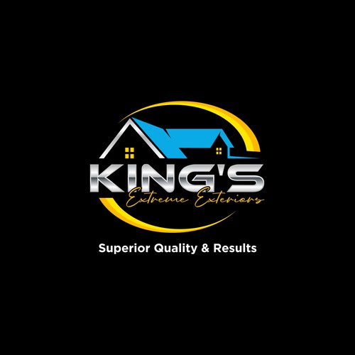 Exterior Construction Company Logo Design by eonesh