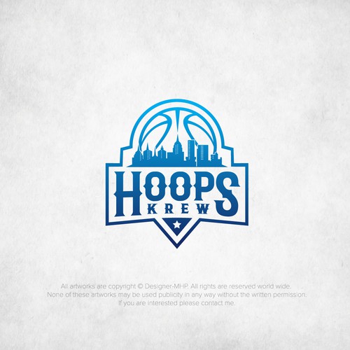 High - Profile Basketball Youth Training Logo seen by millions Design by 99Lds