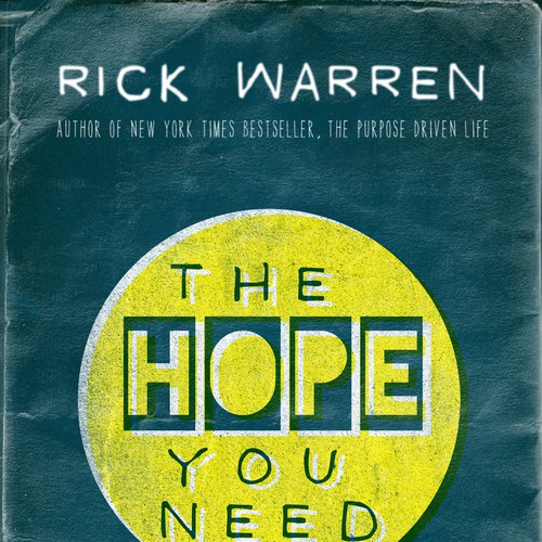 Design Rick Warren's New Book Cover Design por jropple