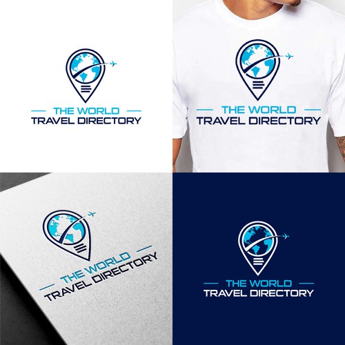 an elegant & sophisticated logo representing the world of destinations to their fingertips Design by Danny A