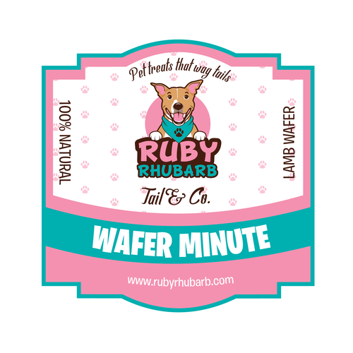 Ruby Rhubarb new product Labels Design by usharab_designs