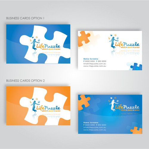 Stationery & Business Cards for Life Puzzle Diseño de mischa