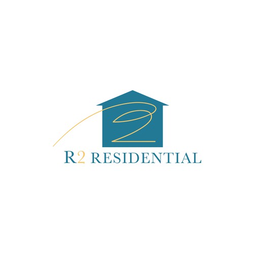 New Logo for R2 Residential Design by UebenDesign