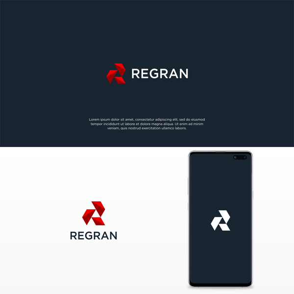 Design by .: axloop :. titled "Mature and masculine logo concept for REGRAN"