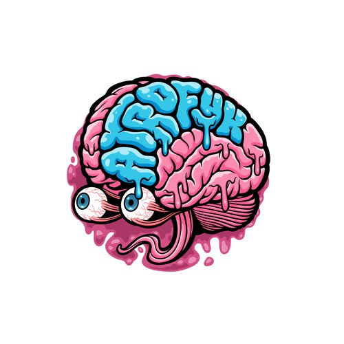 Diseño de Help me melt brains with a logo representing my internet persona de SPECULATOR