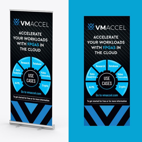pull up banner needed for tech company Design by DezinDragonz