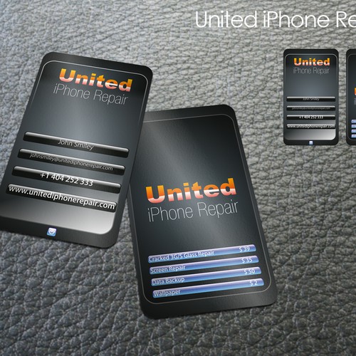 Iphone Business Card Template