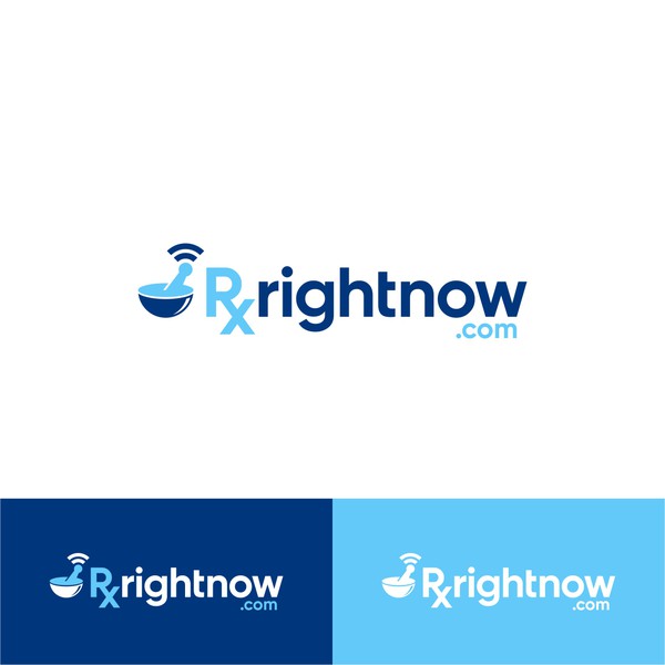 Design by mekanin titled "Logo concept for Rxrightnow"