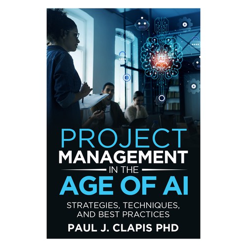 Simple, professional cover for a business book about Artificial Intelligence Design von anisha umělec