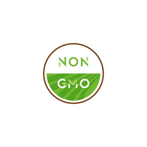 Food Packaging NON-GMO Logo Design by Nishat BD