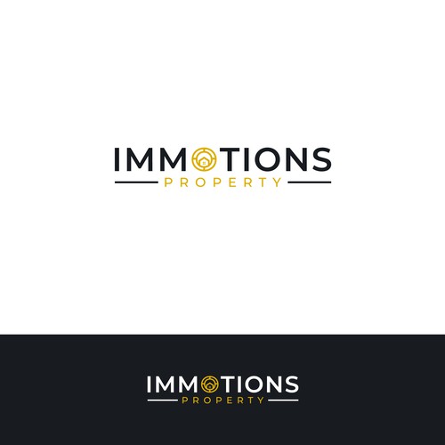 Logo IMMOTIONS PROPERTY Design by Dinaw_Studio