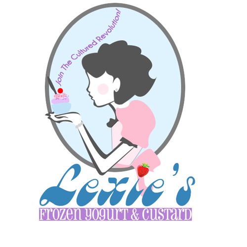 Design di Lexie's™- Self Serve Frozen Yogurt and Custard  di Trademark Lady