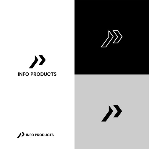 InfoProducts.com - Logo & Branding Design por abedy