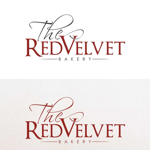 Create A Rich Classic Illustration Of A Red Velvet Cake ロゴ コンペ 99designs