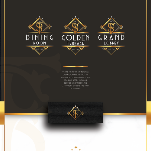 Grand Hotel Gastronomy - modern but with respect to the glory times Design by S2Design✅