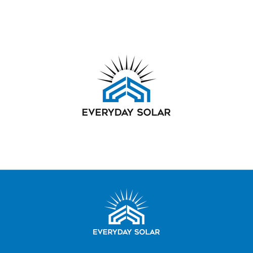 Everyday Solar Logo Design Diseño de semar art