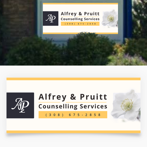 We Need a Professional Street-Facing Sign for Our New Counseling Location Design by ed's_scenery