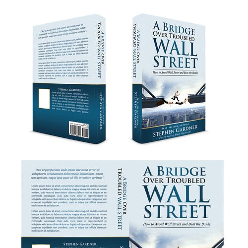 best-selling author working on 4th book on retirement planning. Design by Mila.