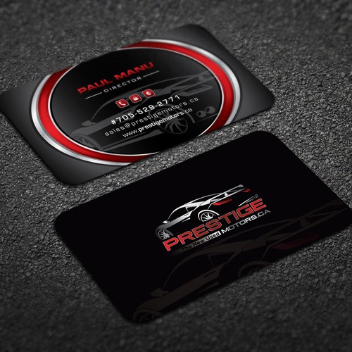 2017 fresh catchy dealership business card Design por @bh!jit