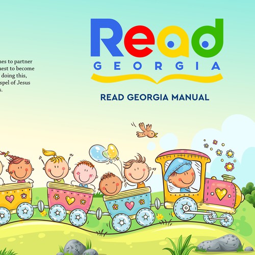 A book cover to inspire volunteers reading to children! Design by tumpa mistry