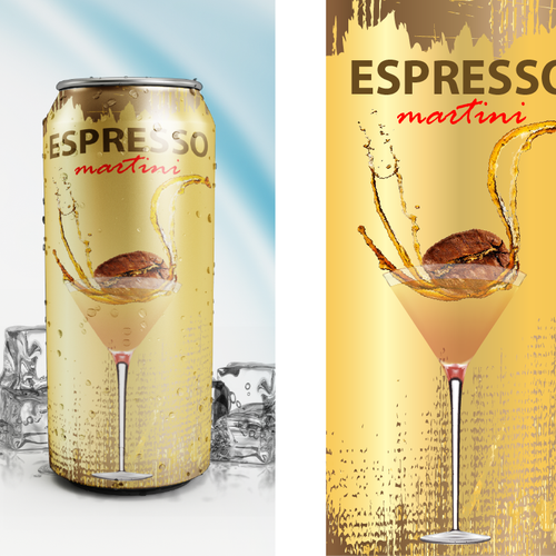 Logo / Product Design for new Espresso Martini beverage Design by morgan marinoni