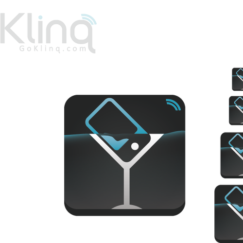 Klinq needs an amazing ios icon Design by WakkaWakka