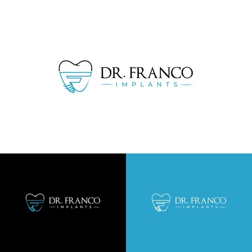 Luxury Dental Implant Logo Brand for World-Class Implant Surgeon appeal Patients and Other Doctors Design by M.muyunda