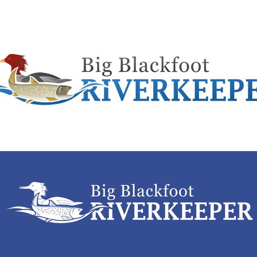 Logo for the Big Blackfoot Riverkeeper Diseño de Reddion
