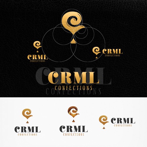 Logo for gourmet cocktail caramels Réalisé par AR3Designs