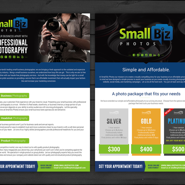 Brochure for SmallBiz