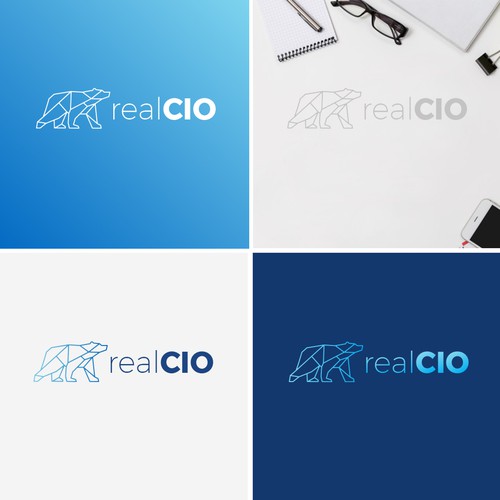 Logo for Technology Consulting firm realCIO Design by safy30