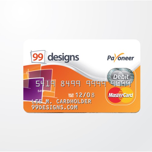 Prepaid 99designs MasterCard® (powered by Payoneer) Réalisé par jamie.1831