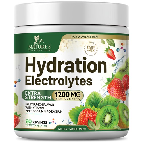 Hydration Electrolytes Design Needed for Nature's Nutrition Design by Black-Pepper