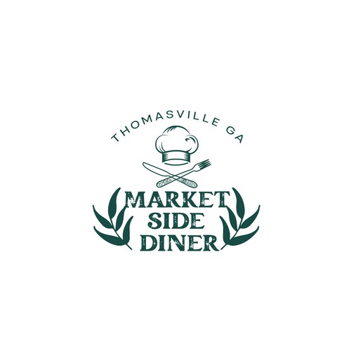 Vintage Farmers Market restaurant logo in South Georgia Design by Nana445