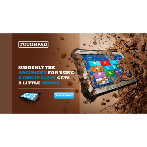 Create eye catching banner ads for the latest rugged tablet pcs! Design by LocLe