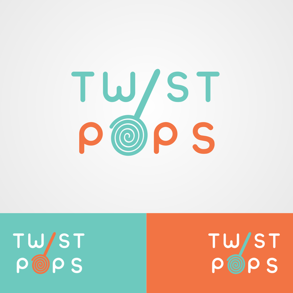 Design by @tyan titled "New children's accessory TWIST POPS needs a logo!"