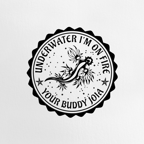 Scuba Diving Stamp Design by Design Republik