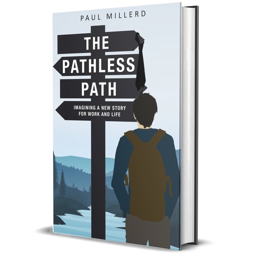 Book Cover For The Pathless Path Design by Larch Gallagher