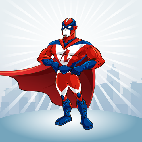 Design an Awesome Superhero Mascot for Insurance Firm Design by fredostyle